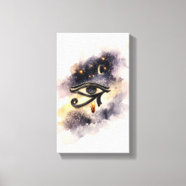 Cosmic Eye of Horus Ancient Egyptian Symbol キャンバスプリント