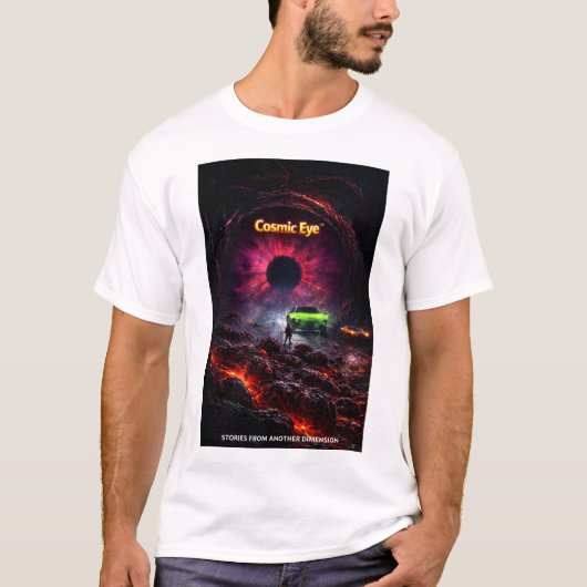 Cosmic Eye™ — “Stories From Another Dimension” Tシャツ (正面)