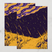 Cosmic Fields 招待状 (正面/裏面)