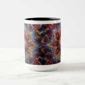 Cosmic Floral – Galaxy-Inspired Mug マグカップ (中央)