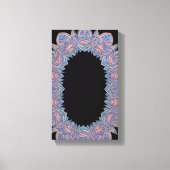 Cosmic Flow  Abstract Galaxy-Inspired Canvas キャンバスプリント (正面)