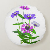 Cosmic Flower Art ラウンドクッション (裏面)