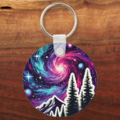 Cosmic Forest: Galaxy Meets Nature キーホルダー (正面)