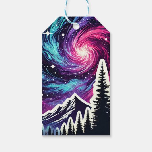 Cosmic Forest: Galaxy Meets Nature ギフトタグ (正面)