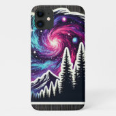 Cosmic Forest: Galaxy Meets Nature Case-Mate iPhoneケース (裏面)