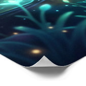 Cosmic Frog Luminous Lotus ポスター (角)