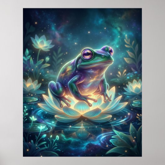 Cosmic Frog Luminous Lotus ポスター (正面)