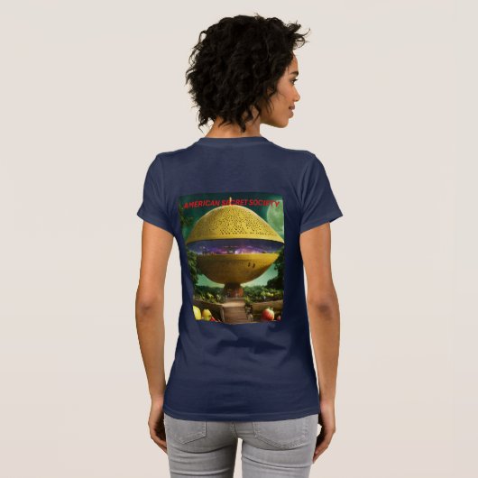 Cosmic Fruit Society Slim Fit Tee Tシャツ (裏面フル)