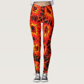 Cosmic Galaxy Leggings – Neon Space Art レギンス (正面)