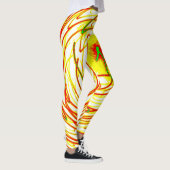 Cosmic Galaxy Leggings – Neon Space Art Pattern レギンス (右)