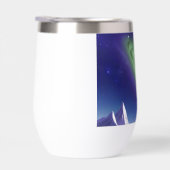Cosmic Galaxy Mug – Green Nebula Over Purple Mount (右面)