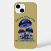 Cosmic Galaxy Mushrooms • Whimsical Fantasy Fungi  Case-Mate iPhoneケース (裏面)