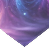 Cosmic Galaxy Mystical Feline Celestial テーブルクロス (アングル)