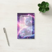 Cosmic Galaxy Mystical Feline Celestial ポストイット (オフィス)