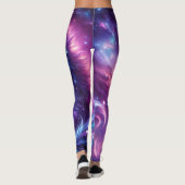Cosmic Galaxy Mystical Feline Celestial レギンス (裏面)