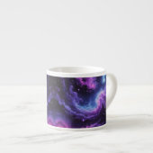 Cosmic Galaxy Nebula Abstract Space Art Design エスプレッソカップ (正面右)