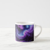 Cosmic Galaxy Nebula Abstract Space Art Design エスプレッソカップ (右)