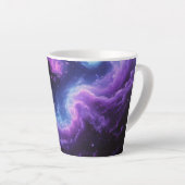Cosmic Galaxy Nebula Abstract Space Art Design カフェラテマグ (右アングル)