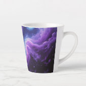 Cosmic Galaxy Nebula Abstract Space Art Design カフェラテマグ (右)