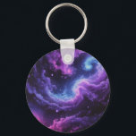 Cosmic Galaxy Nebula Abstract Space Art Design キーホルダー<br><div class="desc">A mesmerizing abstract galaxy design featuring swirling nebula clouds and deep cosmic colors.
Perfect for space lovers,  sci-fi fans,  and modern aesthetic decor across apparel,  accessories,  and home products.</div>