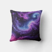 Cosmic Galaxy Nebula Abstract Space Art Design クッション (裏面)