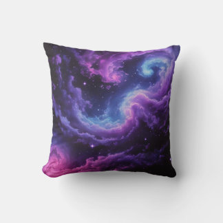Cosmic Galaxy Nebula Abstract Space Art Design クッション