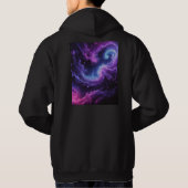 Cosmic Galaxy Nebula Abstract Space Art Design パーカ (裏面)