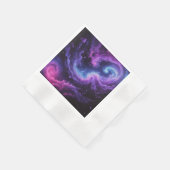 Cosmic Galaxy Nebula Abstract Space Art Design 縁ありカクテルナプキン (角)