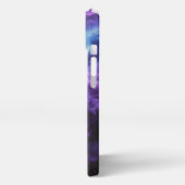 Cosmic Galaxy Nebula Abstract Space Art Design iPhoneケース (左側面)