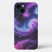 Cosmic Galaxy Nebula Abstract Space Art Design iPhoneケース (裏面)