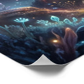 Cosmic Giraffe Star Canopy ポスター (角)