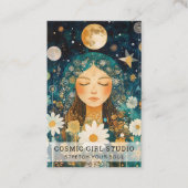Cosmic Girl Boho Moon Salon Loyalty 名刺 (正面)