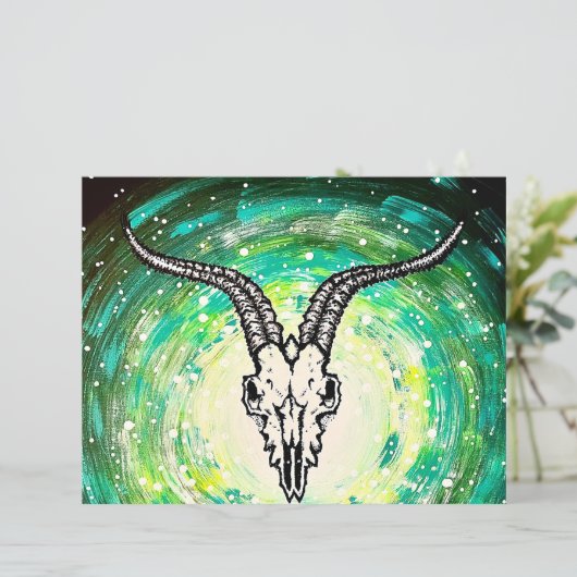 cosmic goth skull art (スタンド正面)