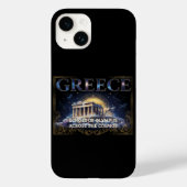 Cosmic Greece Ancient Temple Celestial Art Case-Mate iPhoneケース (裏面)