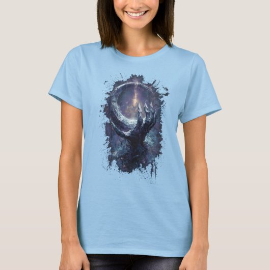 Cosmic Hand Dark Fantasy Women's T-Shirt Tシャツ (正面)