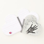 Cosmic Hand in Starry Galaxy – Surreal Spiritual S ノートブック (内部)