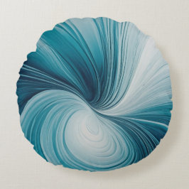 Cosmic Hand in Starry Galaxy – Surreal Spiritual S ラウンドクッション