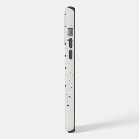 Cosmic Hand in Starry Galaxy – Surreal Spiritual S iPhoneケース (左側面)