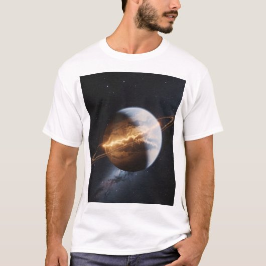 Cosmic healing -- space view  tシャツ (正面)