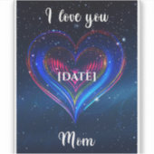 Cosmic Heart 2026 / Corazón Galaxia 2026 シール (正面)