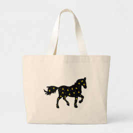 Cosmic Horse Sign Tote Bag ラージトートバッグ