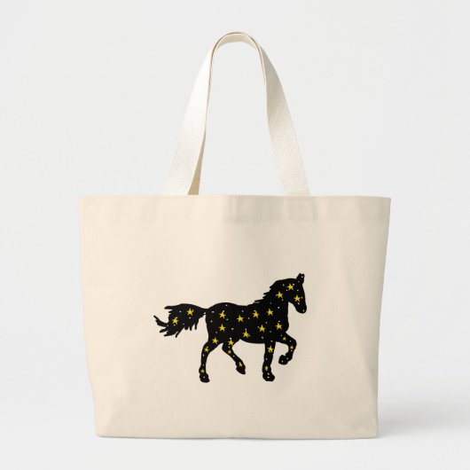 Cosmic Horse Sign Tote Bag ラージトートバッグ (正面)