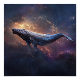 Cosmic Humpback Whale ポスター