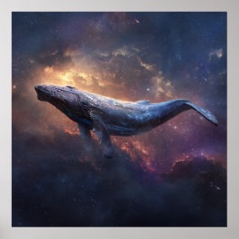 Cosmic Humpback Whale ポスター