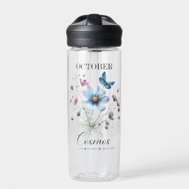 Cosmic Hydration October Birth Flower Water Bottle ウォーターボトル