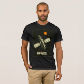 Cosmic Infinite -レトロSci-Fi Tシャツ (正面フル)