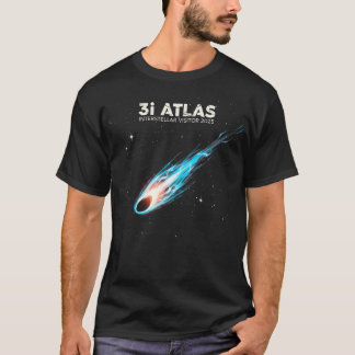 Cosmic Interstellar Comet Atlas Visitor 2025 Space Tシャツ