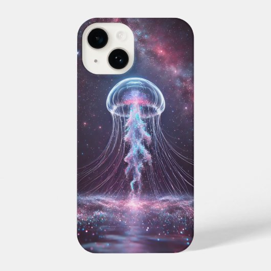 Cosmic Jellyfish iphone 14 case iPhoneケース (裏面)