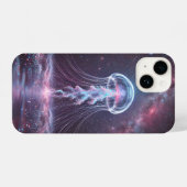 Cosmic Jellyfish iphone 14 case iPhoneケース (裏面横)