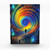 Cosmic Journey Galaxy Rainbow Light Surreal  フォトブロック (正面)